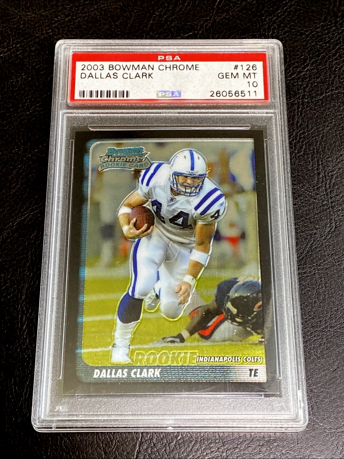 Dallas Clark Bowman Chrome #126 Base