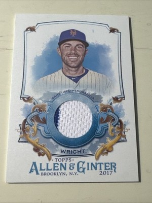 2017 Topps Allen & Ginter David Wright Full-Size Design A Relics