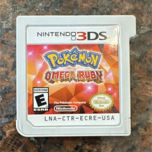 Pokémon Omega Ruby Nintendo 3DS Authentic Tested Working Loose Cartridge