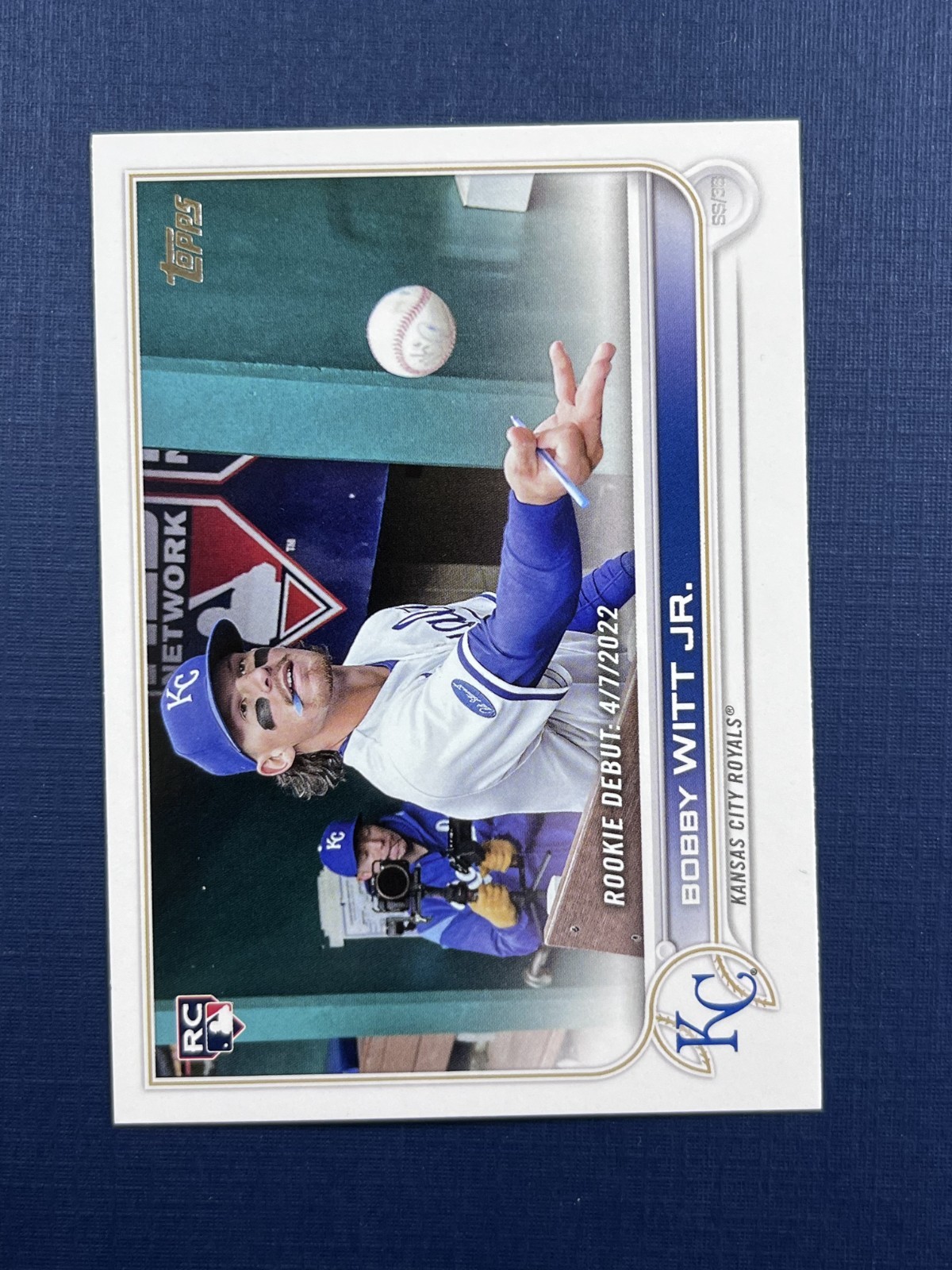 2022 Topps Update Series - Rookie Debut Bobby Witt Jr. #US187 (RC) Royals