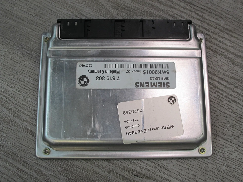 01-02 JUEGO CERRADURA PUERTA MALETERO ENCENDIDO BMW E46 330CI M54 MT MOTOR ECU DME EWS IMMO Foto 2 de 4