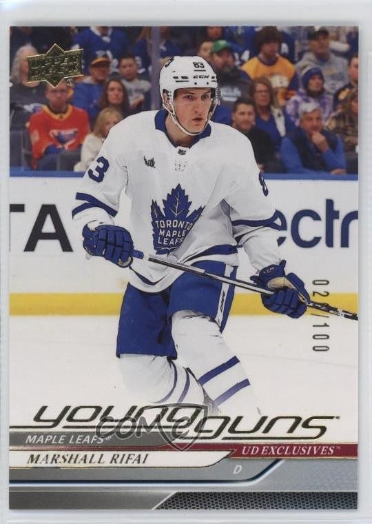 2024-25 Upper Deck Series 1 Young Guns Exclusives 25/100 Marshall Rifai #237 f6d