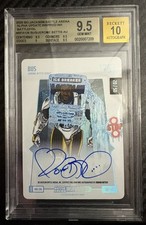 2026 Battle Arena Jerome Bettis Bus Alpha Update Auto /50 Ice Battlefoil BGS 9.5
