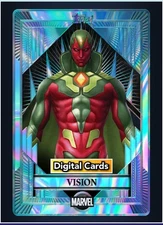 Topps Marvel Collect Luxe 25 Series 7 Vision Base Rainbow Epic