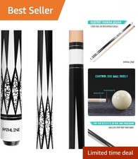 Pool Cue Stick - 58 inch Canadian Maple Billiard Pool Stick Multicolour, 18oz...