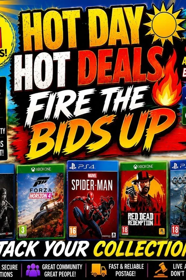 👉 HOT DAY ☀️ HOT DEALS 🔥 FIRE THE BIDS UP