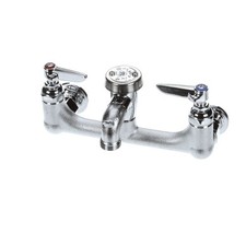 T&S Brass B0674RGH Service Sink Faucet, Wall Mount, 8 Cente