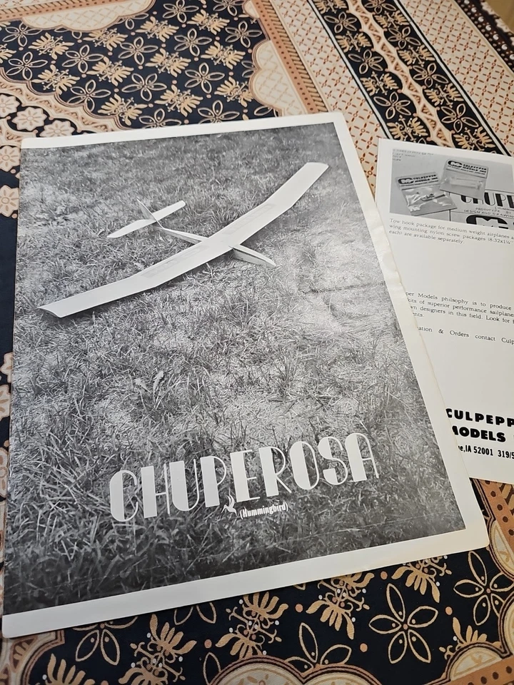 Lot Of R/C Radio Controlled Airplane Model Book CULPEPPER Catalog CHUPEROSA Exc. - Image 4 of 4