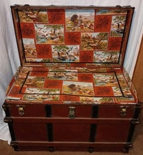  Flat top trunk c-1890 