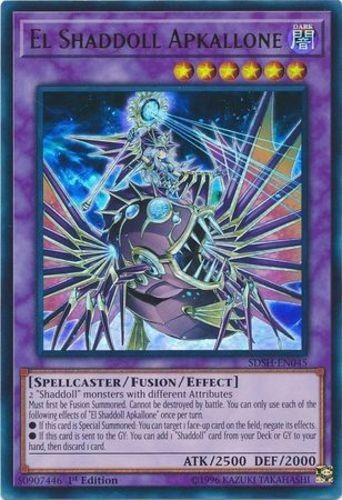 El Shaddoll Apkallone - SDSH-EN045 Ultra Rare 1st Edition Yugioh Card