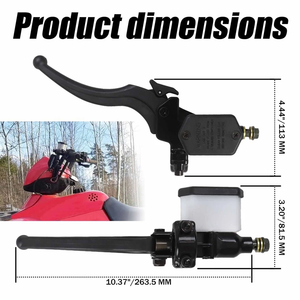 Front Brake Master Cylinder for Polaris Trail Blazer Trail Boss 250 350L 2050073 - Image 3 of 4