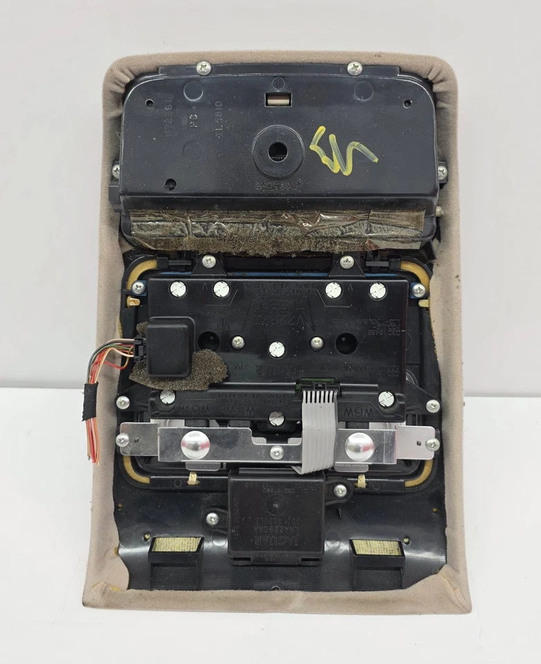 95-97 JAGUAR XJ6 XJR XJ8 CONSOLE OVERHEAD ROOF READING MAP DOME LIGHT LAMP OEM Foto 4 de 4