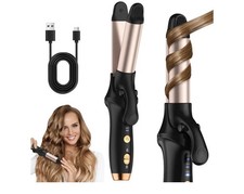 Curling Iron,Cordless Rechargeable Curling Iron,Cordless Hair Curler 3 Gear