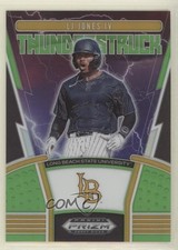 2020 Panini Prizm Draft Picks Thunderstruck Lime Green 53/75 LJ Jones IV 0w7