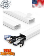 TV Cord Hider - 39in 3xL13in Cord Covers for Wall Mounted TV Cable Hider Wall K