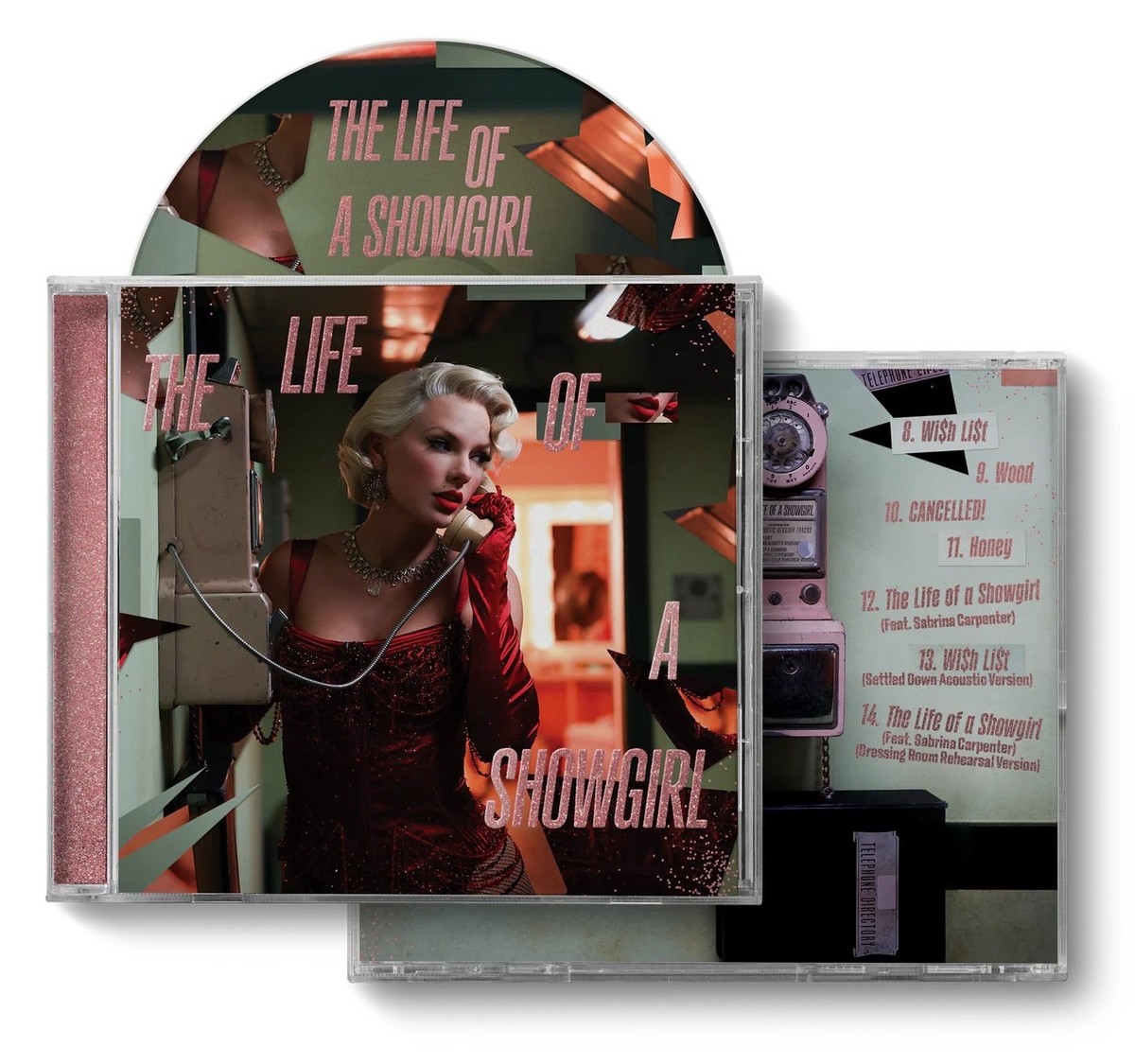 Taylor Swift Life Of A Showgirl Limited Bonus Acoustic CD Set Of 4