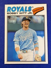 BOBBY WITT JR. 2026 Topps Heritage IMAGE VARIATION Kansas City Royals #160 sp
