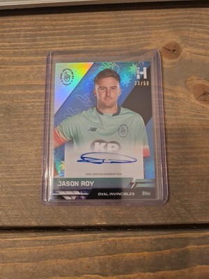 2022 Topps The Hundred - Autographs Jason Roy Purple /50 (AU)