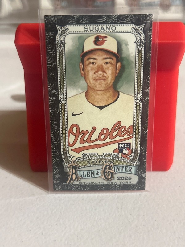 2025 Topps Allen & Ginter - Tomoyuki Sugano #149 Mini Black Bordered (RC)