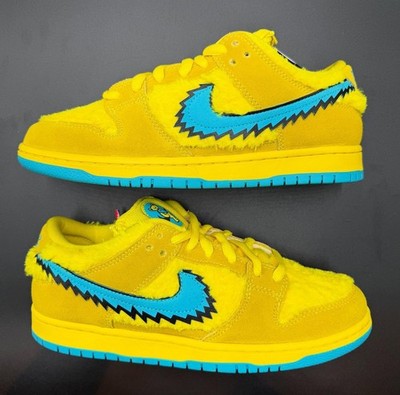 DS Grateful Dead x Nike Dunk Low SB 'Yellow Bear' CJ5378 700 Running Shoes