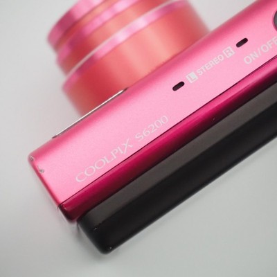 Mint] Nikon Coolpix S6200 Pink 16MP Digital Camera 10x w/Battery