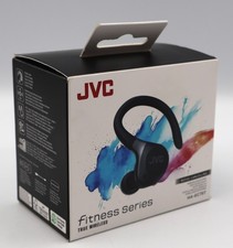 JVC True Wireless Black Earbuds - Fitness Series Noise Canceling HA-EC75T NEW