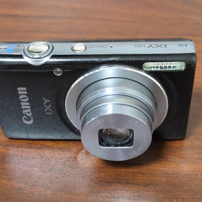 Canon IXY120(BK) Digital Camera IXY 120 Optical 8x Zoom Black