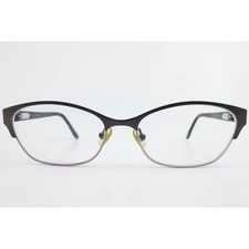 Ted Baker B240 GRY Eyeglasses Grey Floral Cat Eye Semi Rimless Frame 51-15-135