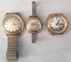 Lot of 3 Vintage Timex Automatic, Timex watches 37869 10979, 4886103375 running