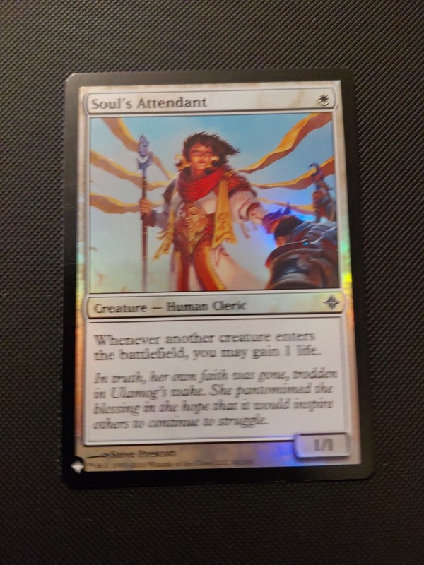 Foil Soul's Attendant Mystery Booster Magic: The Gathering Card Near Mint