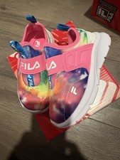 Girls Fila Land buzzer Tide Dye Shoes Size 7