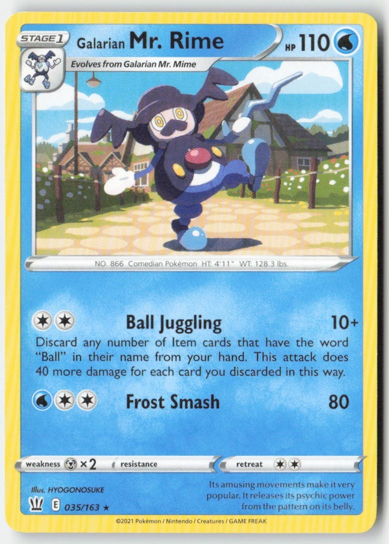 Galarian Mr. Rime 35/163 Rare MP Regular - Battle Styles