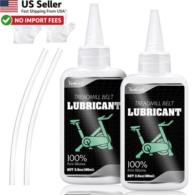 Treadmill Belt Lubricant 7oz 100% Pure Silicone Oil Lube Noise Reduce FROM USA
