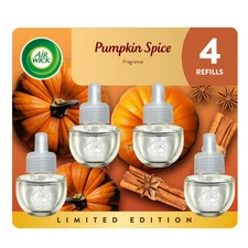 Air Wick Plug-In Fall Scented Oil Air Freshener Warmer Refills, Pumpkin Spice