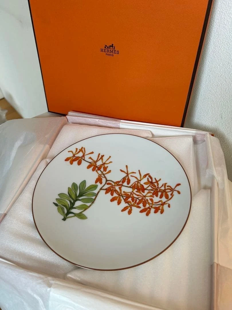 HERMESプレート Preços baixos em Aparelhos de Jantar de Porcelana Floral HERMÈS