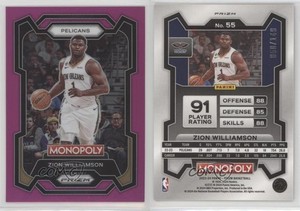 2023-24 Panini Prizm Monopoly Pink Prizm /149 Zion Williamson #55