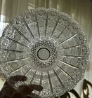 Bohemian Czech Queen Lace Lead Crystal Bowl 8”