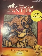 Caron Disney The Lion King Simba Latch Hook Kit NEW 13x13
