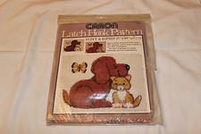 PUPPY & KITTEN-Latch Hook pattern  Mostly Sealed
