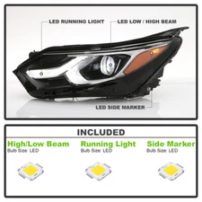[Factory FULL LED w/DRL] 2018-2020 Chevy Equinox Projector Headlight Driver Side