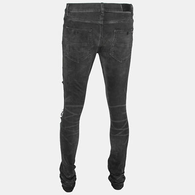 Amiri Black Distressed Denim Slim Fit Jeans M | eBay Amiri Black Distressed Denim Slim Fit Jeans M | eBay