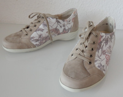 Semler Sneaker taupe-floral Weite M Gr.  35,5, 38 neu