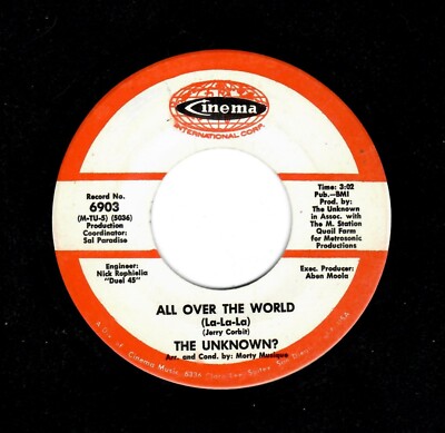 PSYCH/ROCK-UNKNOWN?-ALL OVER THE WORLD/YOU COULD HELP ME EASE THE PAIN