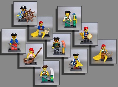 LEGO  Figuren - Piraten Piratin Rotröcke Blauröcke Imperial Guards (P/1-10)