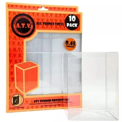 ATV 4" Protectors / Cases For 4" Funko Pop Vinyl 0.45mm Strong Thickness (1-100)
