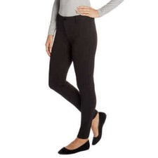 Mario Serrani Italy High Compact Knit Legging Slimming Pant, Black  Gray, NEW 
