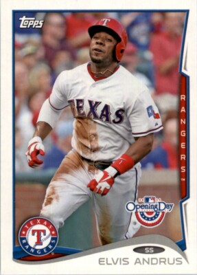 2014 Opening Day Elvis Andrus #93