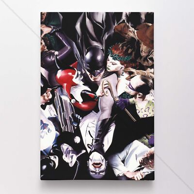 Batman Poster Canvas Dark Knight Comic Book Cover Art DC Print #2011