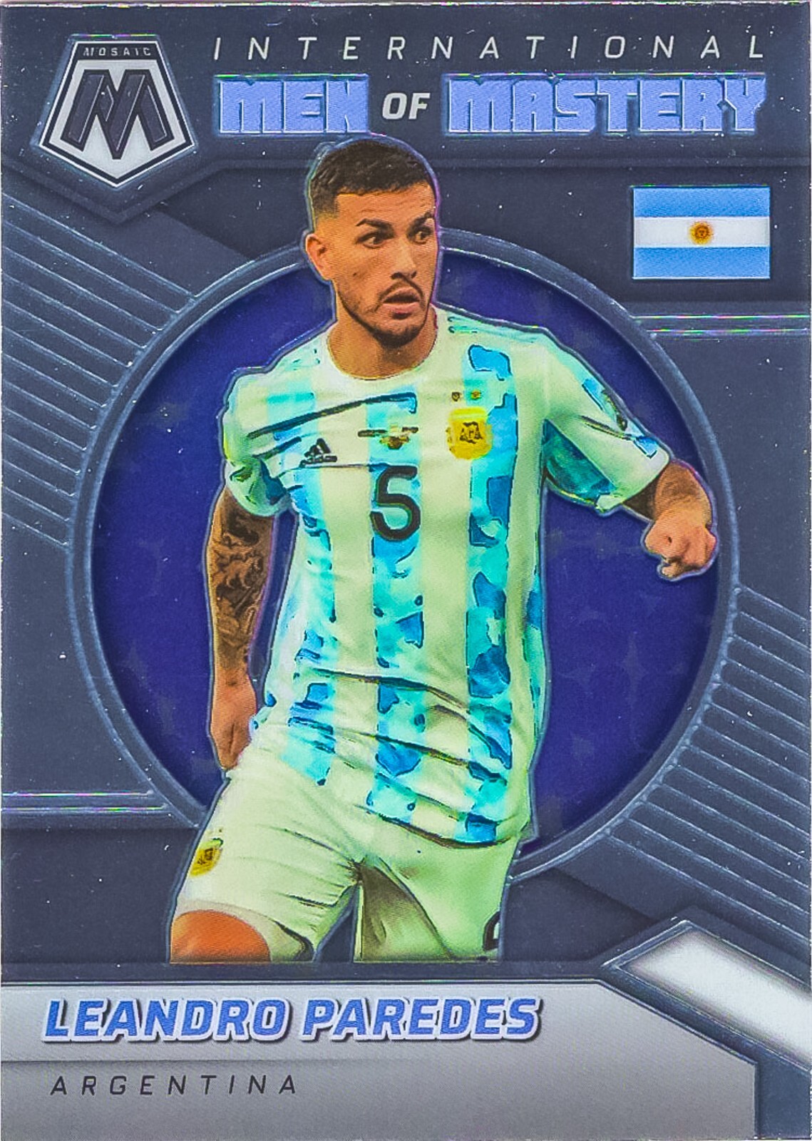 2021-22 Mosaic FIFA World Cup - International Men of Mastery #27 Leandro Paredes