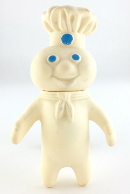 1971 Pillsbury Doughboy Poppin Fresh Vinyl Figure USA 7in Dough